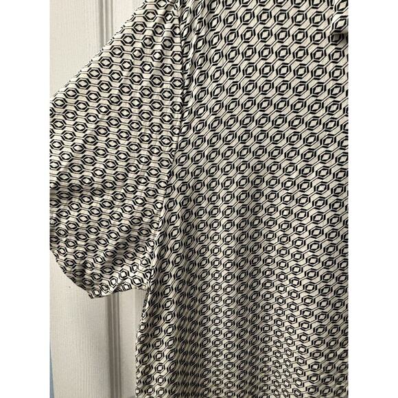 Men’s Black And White Button Up XL - Picture 3 of 4